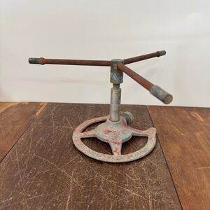 Antique Western Auto Wizard Ball‎ Bearing Cast Aluminum & Brass Lawn Sprinkler